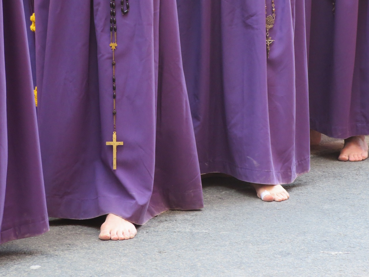 Barefoot Procession during Semana Santa in Málaga